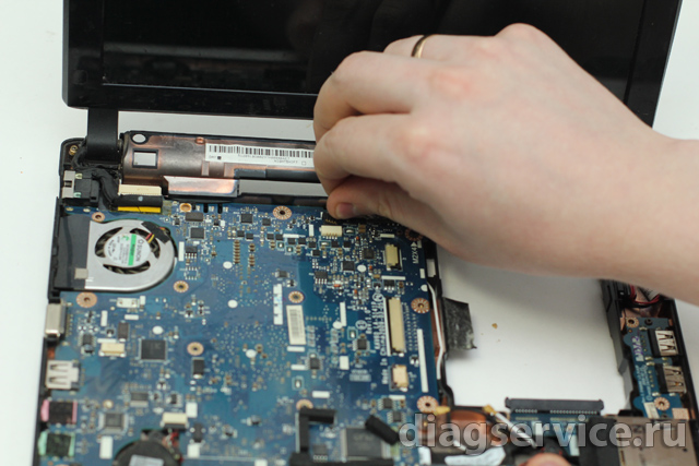 как разобрать ноутбук Acer  Aspire One KAV60